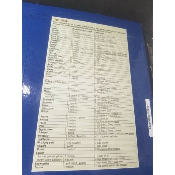 BHG New Cook Book Limited Edition by Better Homes and Gardens Ring Bound Pink - Picture 6 of 9